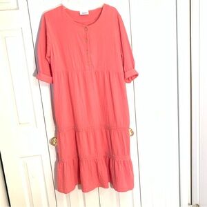 National 2 tier Cotton dress Size Medium
